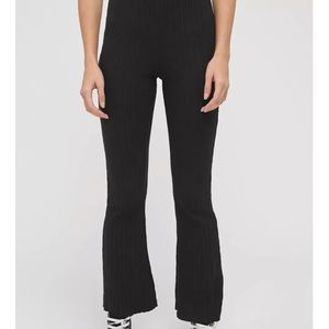 urban outfitter rosie thermal flare pants in med